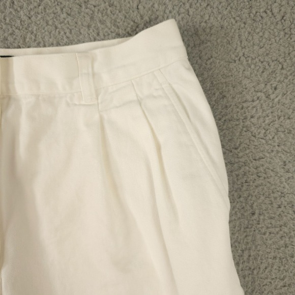 Vintage Lauren Ralph Lauren Pants Womens 12P White Pleated Front Straight Chinos - Picture 9 of 13